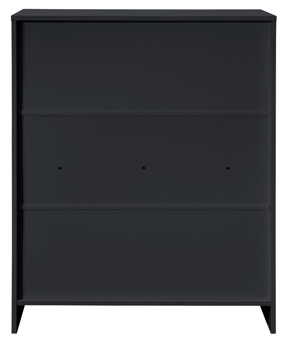 Product photograph of Birlea Oslo Black 4 Drawer Chest from Choice Furniture Superstore.